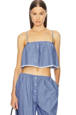 Pinstripe Poplin Camisole