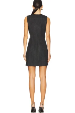 Pinstripe Suiting Dress