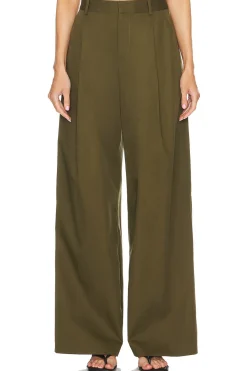 Pleated Wide Leg Pant