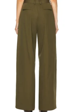 Pleated Wide Leg Pant