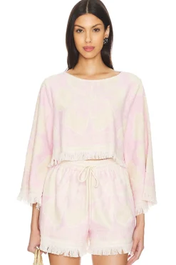 Pop Towelling Crop Top