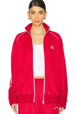 Puffy Piping Angel Track Sweatshirt