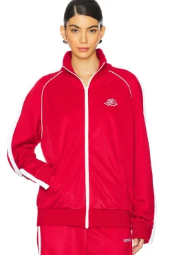 Puffy Piping Angel Track Sweatshirt