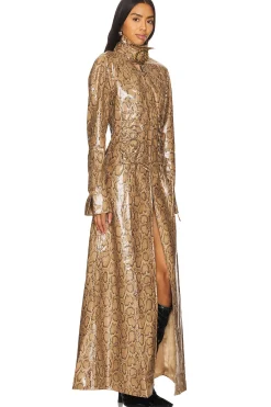 Python Trench Coat