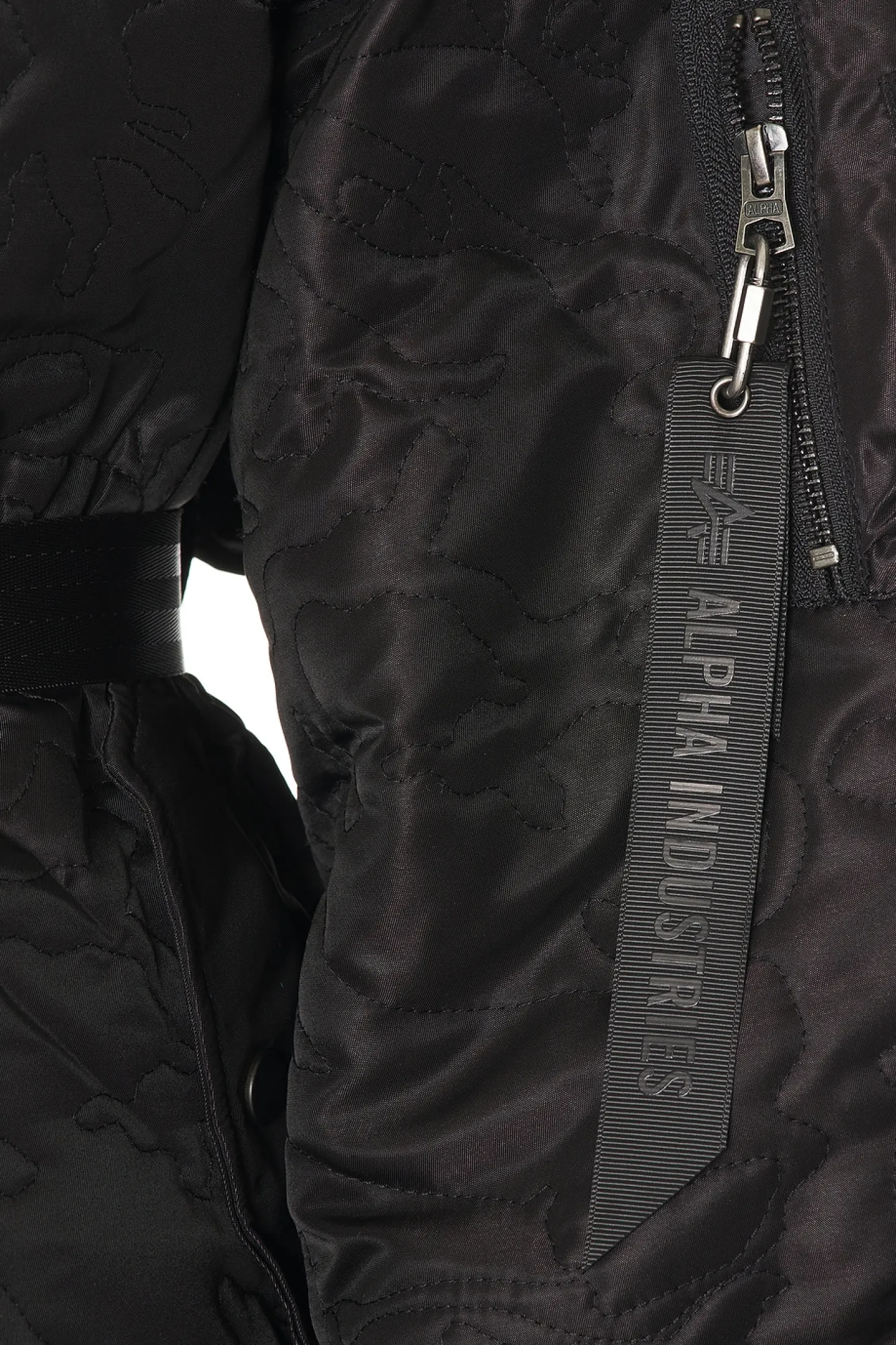 Quilted Belted Ma-1 Flight Jacket