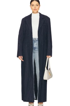 Quinn Fitted Maxi Blazer Coat