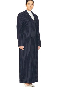Quinn Fitted Maxi Blazer Coat