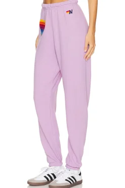 Rainbow Heart Stitch Sweatpant