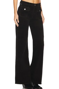 Raven Patch Pocket Wide Leg Pant