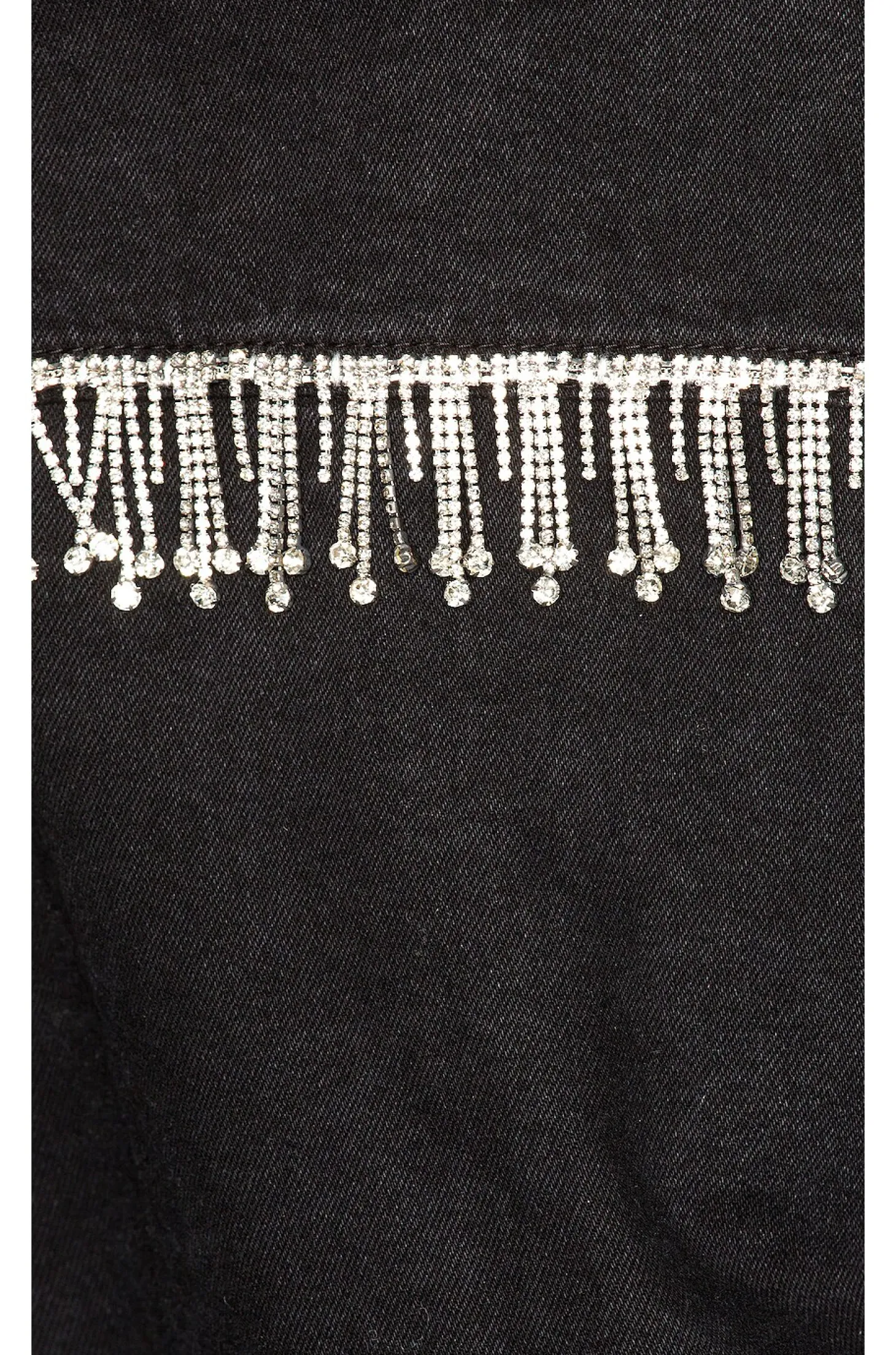 Raya Rhinestone Fringe Jacket