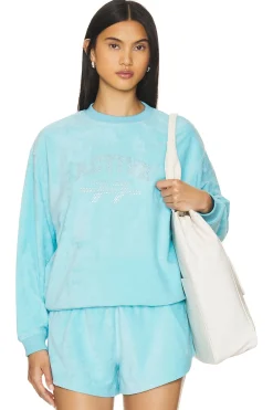 Recycled Velvet Crewneck