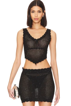 Renata Knit Shimmer Top