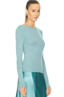 Rib Long Sleeve Crew