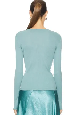 Rib Long Sleeve Crew