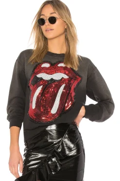 Rolling Stones Sequins Sweatshirt