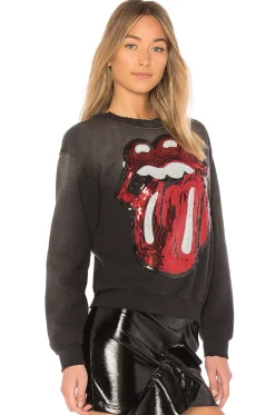 Rolling Stones Sequins Sweatshirt