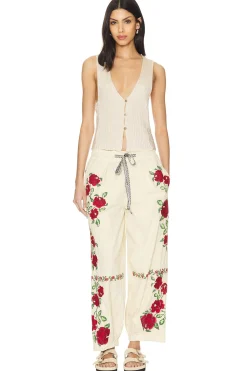 Rosalia Embroidered Pant