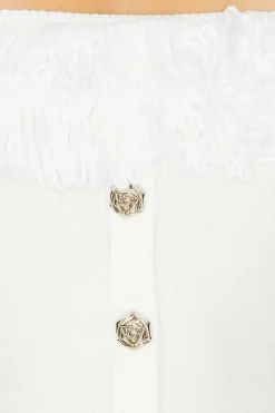 Rosie Ruffle Knit Tube Top