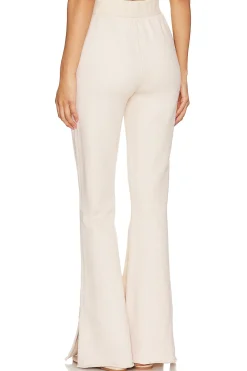 Rusty Side Slit Flair Pant