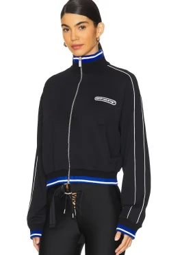 90's Logo Crop Track Jacket