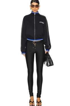 90's Logo Crop Track Jacket