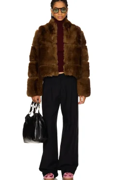 Sai Mink Short Coat