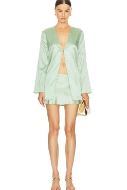 Sarra Silk Mini Skirt