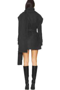 Scarf-detailed Cachet Blazer Jacket