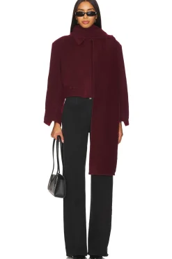 Scarf-detailed Cachet Bomber Jacket