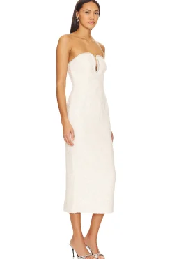 Sequin Boucle Midi Dress