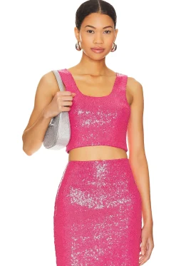 Sequin Crop Top