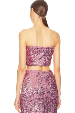 Sequin Crop Top