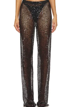 Sequins Wide Leg Pant