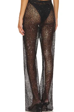 Sequins Wide Leg Pant