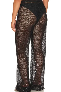 Sequins Wide Leg Pant