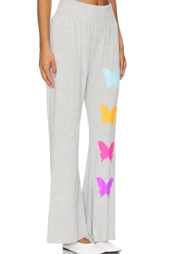 Shana Wide Leg Pant W/ Smocking Butterfly Eye