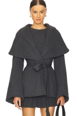 Shawl Collar Peplum Jacket