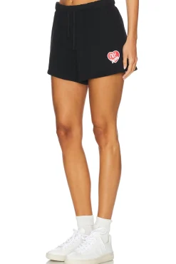 Short With Heart Print