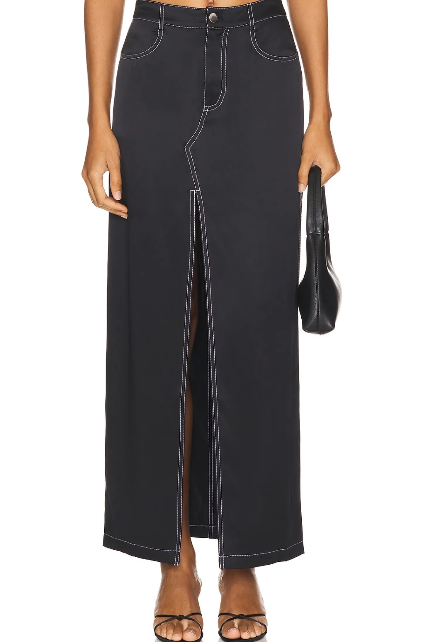 Silk Maxi Skirt