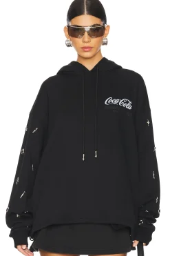 Silver Charm Sleeves Hoodie