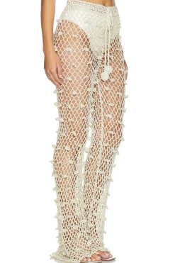 Silver Handmade Crochet Pants