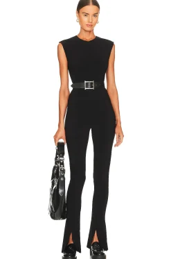 Sleeveless Spat Legging Catsuit