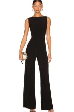 Sleeveless X Straight Leg Jumpsuit