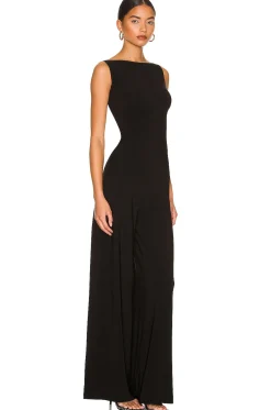 Sleeveless X Straight Leg Jumpsuit