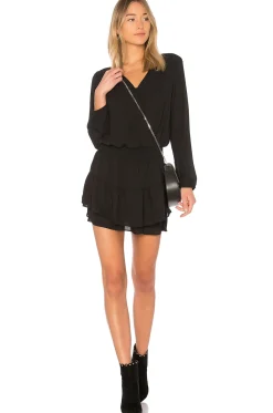 Smocked Surplice Dress