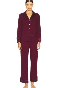 Solid Knit Long Sleeve Notch Set