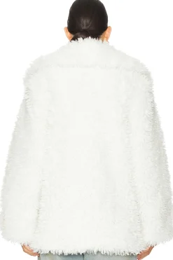 Sophie Faux Fur Peacoat