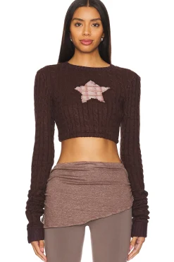 Star in My Heart Crop Sweater