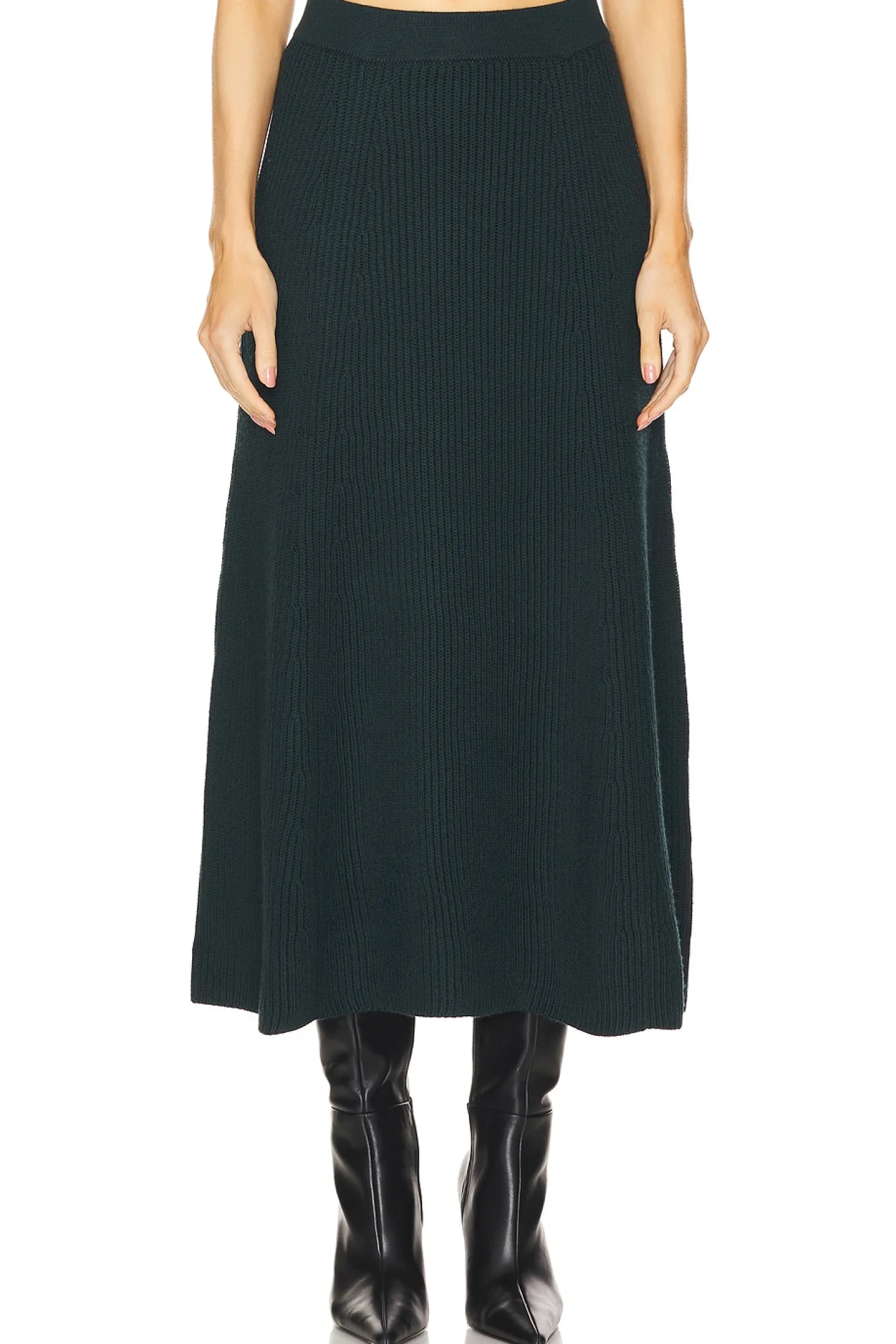 Story 1 Paneled Rib Skirt