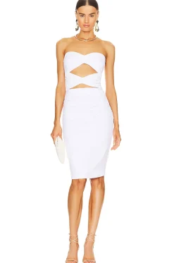Strapless Cut Out Dress